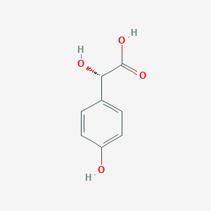 molecular formula C8H8O4 B172684 (2S)-hydroxy(4-hydroxyphenyl)ethanoic acid CAS No. 13244-75-2