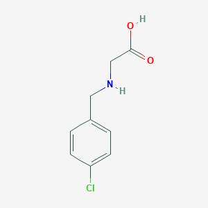 molecular formula C9H10ClNO2 B172696 (4-Chloro-benzylamino)-acetic acid CAS No. 114479-33-3