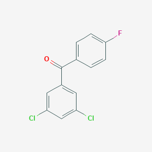 molecular formula C13H7Cl2FO B172720 3,5-Dichloro-4'-fluorobenzophenone CAS No. 197439-66-0