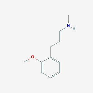 molecular formula C11H17NO B172724 2-Methoxy-N-methyl-benzenepropanamine CAS No. 104179-18-2