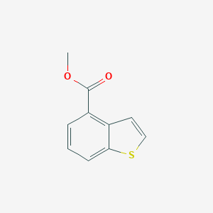 molecular formula C10H8O2S B172727 METHYL 1-BENZOTHIOPHENE-4-CARBOXYLATE CAS No. 100590-43-0
