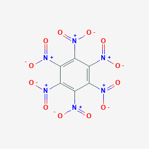 molecular formula C6N6O12 B172732 Hexanitrobenzene CAS No. 13232-74-1