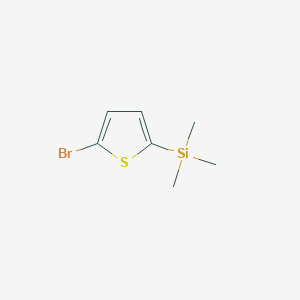 molecular formula C7H11BrSSi B172740 (5-bromothiophen-2-yl)trimethylsilane CAS No. 18246-28-1