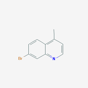 molecular formula C10H8BrN B172763 7-Bromo-4-methylquinoline CAS No. 141052-31-5