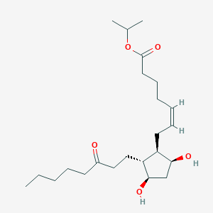 molecular formula C23H40O5 B172765 13,14-二氢-15-酮前列腺素 F2α 异丙酯 CAS No. 199920-18-8