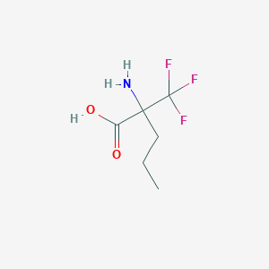 2-amino-2-(trifluoromethyl)pentanoic Acid