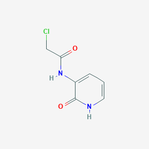 molecular formula C7H7ClN2O2 B172773 2-Chloro-N-(2-hydroxypyridin-3-yl)acetamide CAS No. 112777-30-7