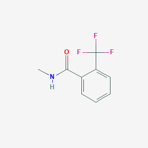 molecular formula C9H8F3NO B172807 N-methyl-2-(trifluoromethyl)benzamide CAS No. 171426-41-8