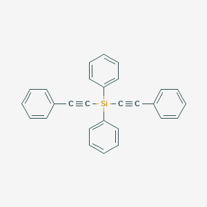 molecular formula C28H20Si B172817 Diphenylbis(phenylethynyl)silane CAS No. 18784-61-7