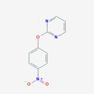 molecular formula C10H7N3O3 B172826 2-(4-Nitrophenoxy)pyrimidine CAS No. 181801-29-6