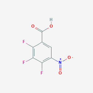 molecular formula C7H2F3NO4 B172838 2,3,4-Trifluoro-5-nitrobenzoic acid CAS No. 197520-71-1
