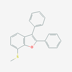 molecular formula C21H16OS B172839 2,3-Diphenyl-7-methylthiobenzofuran CAS No. 197588-27-5