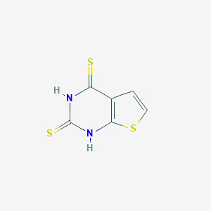 molecular formula C6H4N2S3 B172848 1H-Thieno[2,3-d]pyrimidine-2,4-dithione CAS No. 18740-44-8
