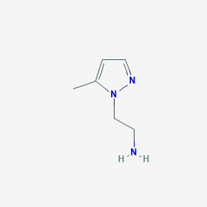 molecular formula C6H11N3 B172853 2-(5-甲基吡唑-1-基)-乙胺 CAS No. 101395-72-6