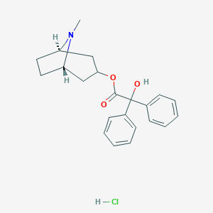 exo-8-Methyl-8-azabicyclo(3.2.1)oct-3-yl diphenylglycolate hydrochloride