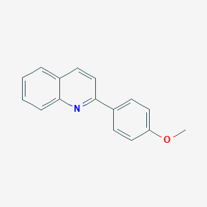 molecular formula C16H13NO B172924 2-(4-Methoxyphenyl)quinoline CAS No. 16032-40-9