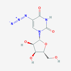 molecular formula C9H11N5O6 B172926 5-Azido Uridine CAS No. 1261272-24-5