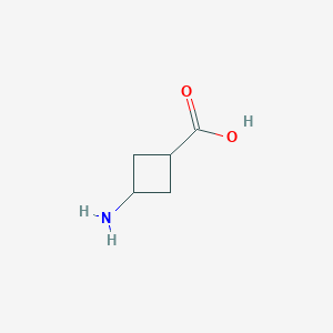molecular formula C5H9NO2 B172928 cis-3-Aminocyclobutanecarboxylic acid CAS No. 160191-58-2