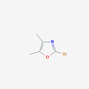 molecular formula C5H6BrNO B172939 2-Bromo-4,5-dimethyloxazole CAS No. 1240612-08-1
