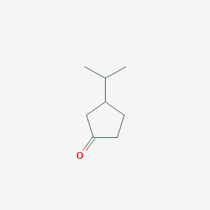 molecular formula C8H14O B172947 3-Isopropylcyclopentanone CAS No. 10264-56-9