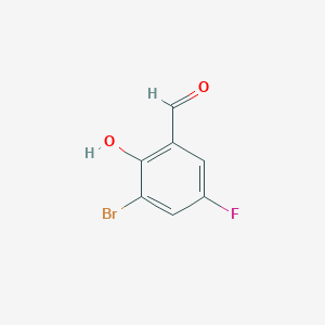3-Bromo-5-fluoro-2-hydroxybenzaldehyde