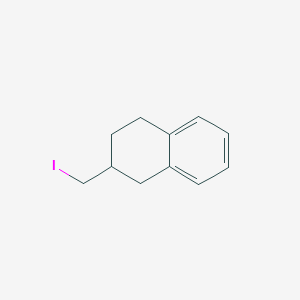 molecular formula C11H13I B017296 2-(Iodomethyl)-1,2,3,4-tetrahydronaphthalene CAS No. 104325-74-8