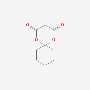 molecular formula C9H12O4 B172970 1,5-Dioxaspiro[5.5]undecane-2,4-dione CAS No. 1658-27-1