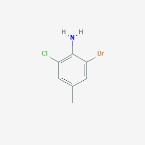molecular formula C7H7BrClN B172984 2-Bromo-6-chloro-4-methylaniline CAS No. 135340-78-2