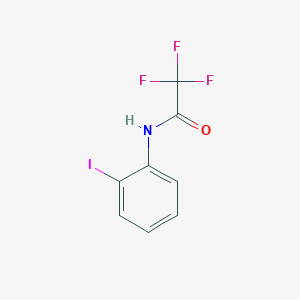 molecular formula C8H5F3INO B172989 2,2,2-trifluoro-N-(2-iodophenyl)acetamide CAS No. 143321-89-5