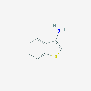 molecular formula C8H7NS B172997 Benzo[b]thiophen-3-amine CAS No. 17402-82-3