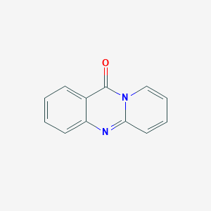 molecular formula C12H8N2O B173001 11H-吡啶并[2,1-b]喹唑啉-11-酮 CAS No. 578-96-1