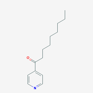 molecular formula C14H21NO B173009 1-(Pyridin-4-yl)nonan-1-one CAS No. 146690-00-8