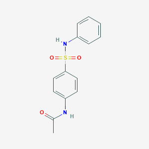 molecular formula C14H14N2O3S B173019 N-[4-(phenylsulfamoyl)phenyl]acetamide CAS No. 2080-33-3