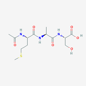 molecular formula C13H23N3O6S B173030 Ac-Met-Ala-Ser-OH CAS No. 149151-19-9
