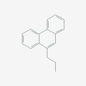 molecular formula C17H16 B173045 Phenanthrene, 9-propyl- CAS No. 17024-03-2