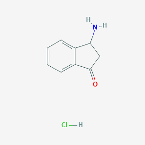 molecular formula C9H10ClNO B173050 3-氨基茚满-1-酮盐酸盐 CAS No. 152605-34-0