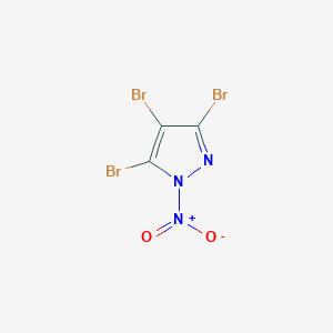 molecular formula C3Br3N3O2 B173068 3,4,5-Tribromo-1-nitro-1H-pyrazole CAS No. 104599-40-8