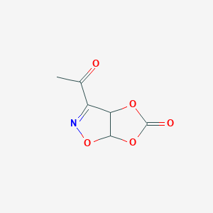 B017308 [1,3]Dioxolo[4,5-d]isoxazol-5-one, 3-acetyl-3a,6a-dihydro-(9CI) CAS No. 104169-02-0