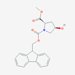 1-(9H-Fluoren-9-ylmethyl) 2-methyl (2S,4R)-4-hydroxy-1,2-pyrrolidinedicarboxylate