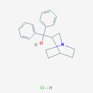 molecular formula C20H24ClNO B173090 Quifenadine hydrochloride CAS No. 10447-38-8