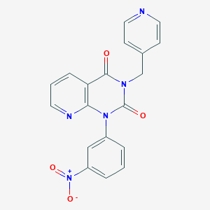 molecular formula C19H13N5O4 B173096 RS-25344 CAS No. 152814-89-6