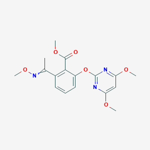 molecular formula C17H19N3O6 B173113 Pyriminobac-methyl CAS No. 136191-64-5