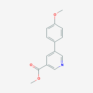 molecular formula C14H13NO3 B173134 Methyl 5-(4-methoxyphenyl)nicotinate CAS No. 119289-88-2