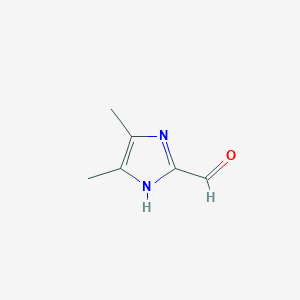 molecular formula C6H8N2O B173152 4,5-dimethyl-1H-imidazole-2-carbaldehyde CAS No. 118474-44-5