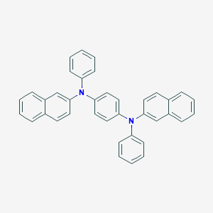 molecular formula C38H28N2 B173164 N,N'-二(萘-2-基)-N,N'-二苯基苯-1,4-二胺 CAS No. 139994-47-1