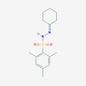 molecular formula C15H22N2O2S B173168 N'-Cyclohexylidene-2,4,6-trimethylbenzenesulfonohydrazide CAS No. 16182-17-5