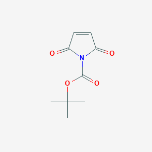 molecular formula C9H11NO4 B173169 tert-butyl 2,5-dioxo-2,5-dihydro-1H-pyrrole-1-carboxylate CAS No. 114650-82-7