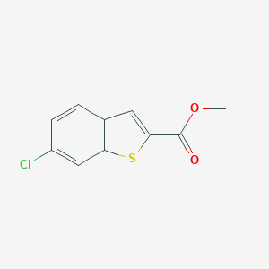 molecular formula C10H7ClO2S B173176 Methyl 6-chlorobenzo[b]thiophene-2-carboxylate CAS No. 104795-85-9