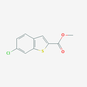 molecular formula C10H7ClO2S B173176 Methyl 6-chloro-1-benzothiophene-2-carboxylate CAS No. 104795-85-9