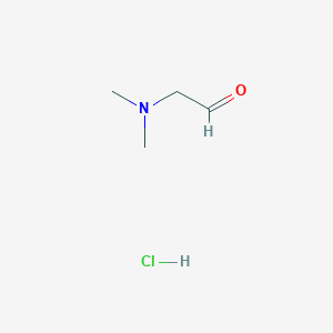 molecular formula C4H10ClNO B173180 2-(二甲氨基)乙醛盐酸盐 CAS No. 125969-54-2
